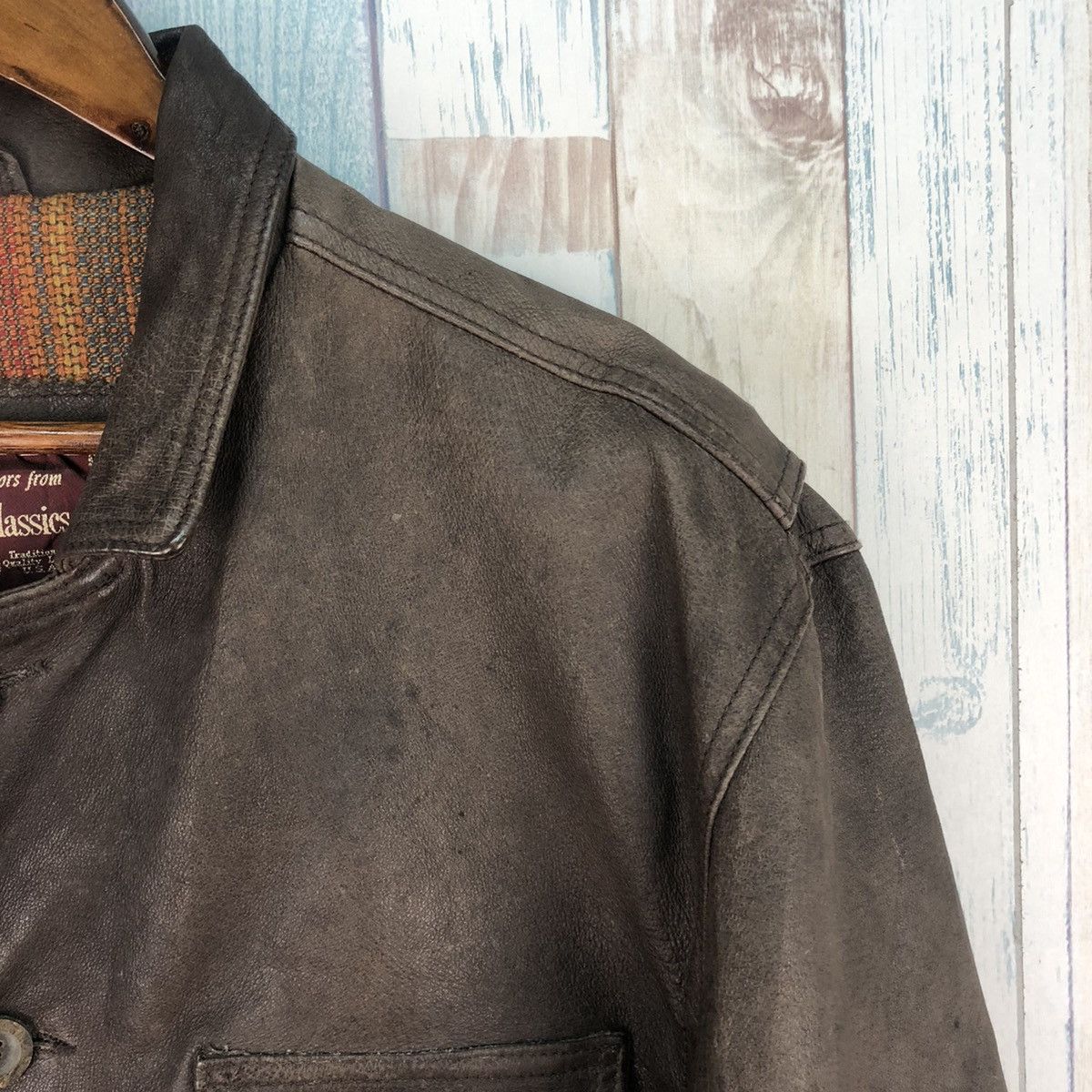 Genuine Leather Vintage 90s Marlboro Classic Leather Jacket Size US M / EU 48-50 / 2 - 8 Thumbnail