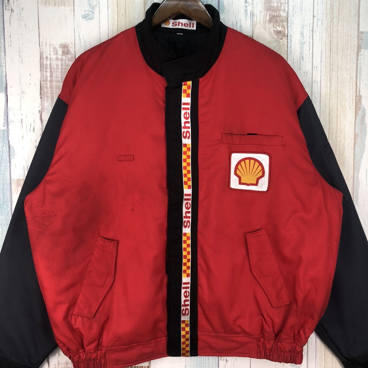 Japanese Brand Vintage 90s Shell Bombers Jacket Size US XL / EU 56 / 4 - 4 Thumbnail