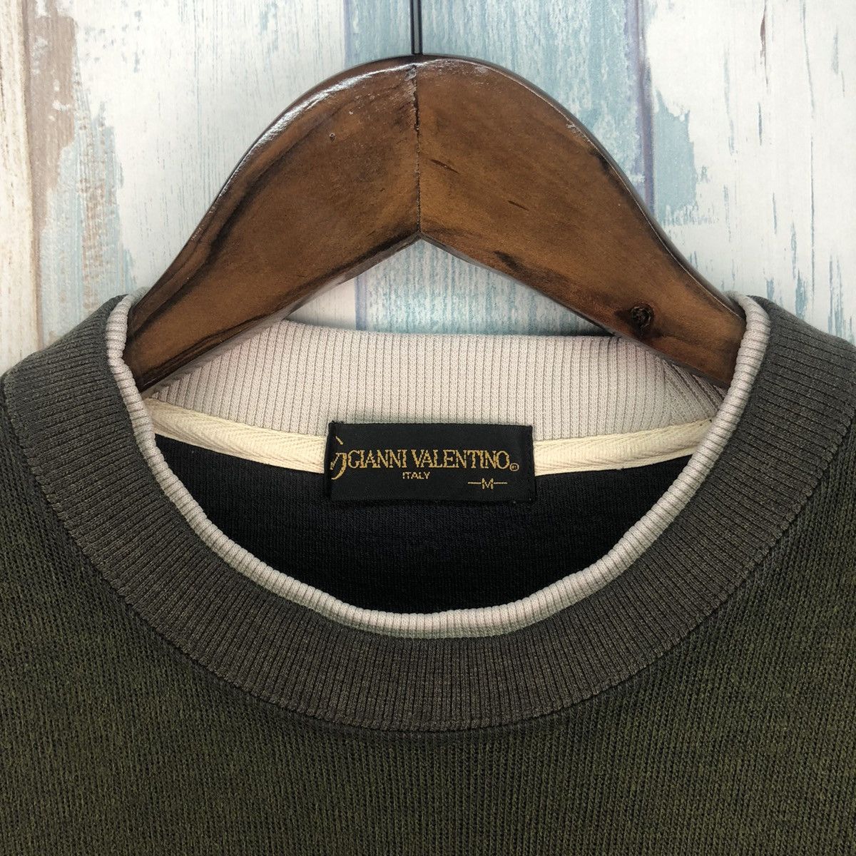 Gianni Valentino × Valentino × Vintage Vintage Gianni Valentino Big Logo Sweatshirt Size US M / EU 48-50 / 2 - 5 Thumbnail