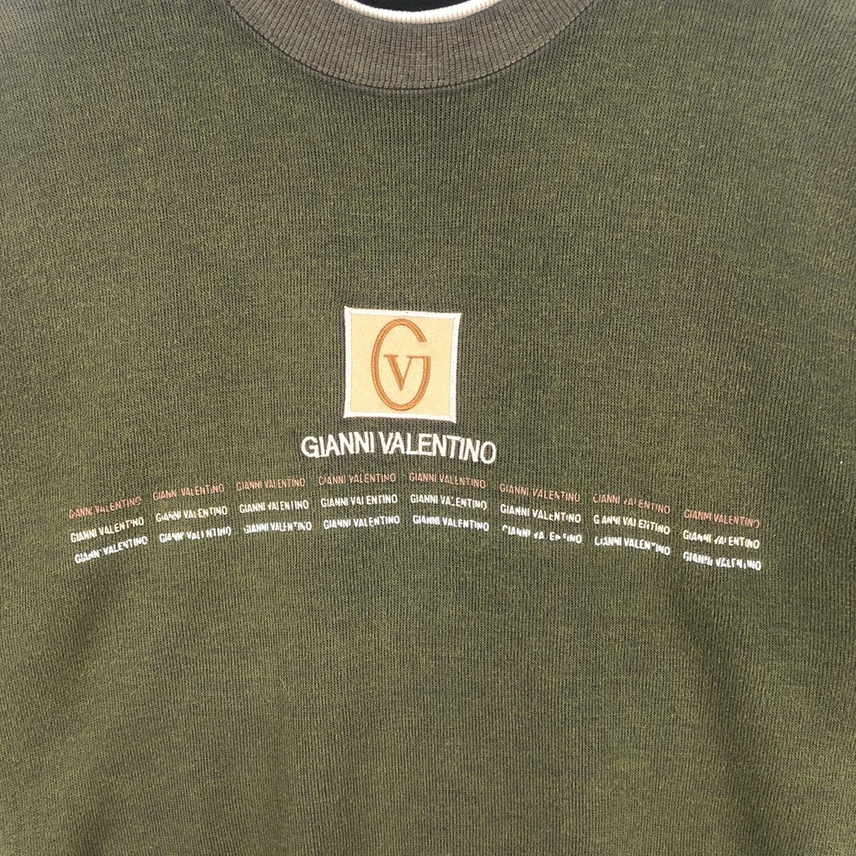 Gianni Valentino × Valentino × Vintage Vintage Gianni Valentino Big Logo Sweatshirt Size US M / EU 48-50 / 2 - 3 Thumbnail