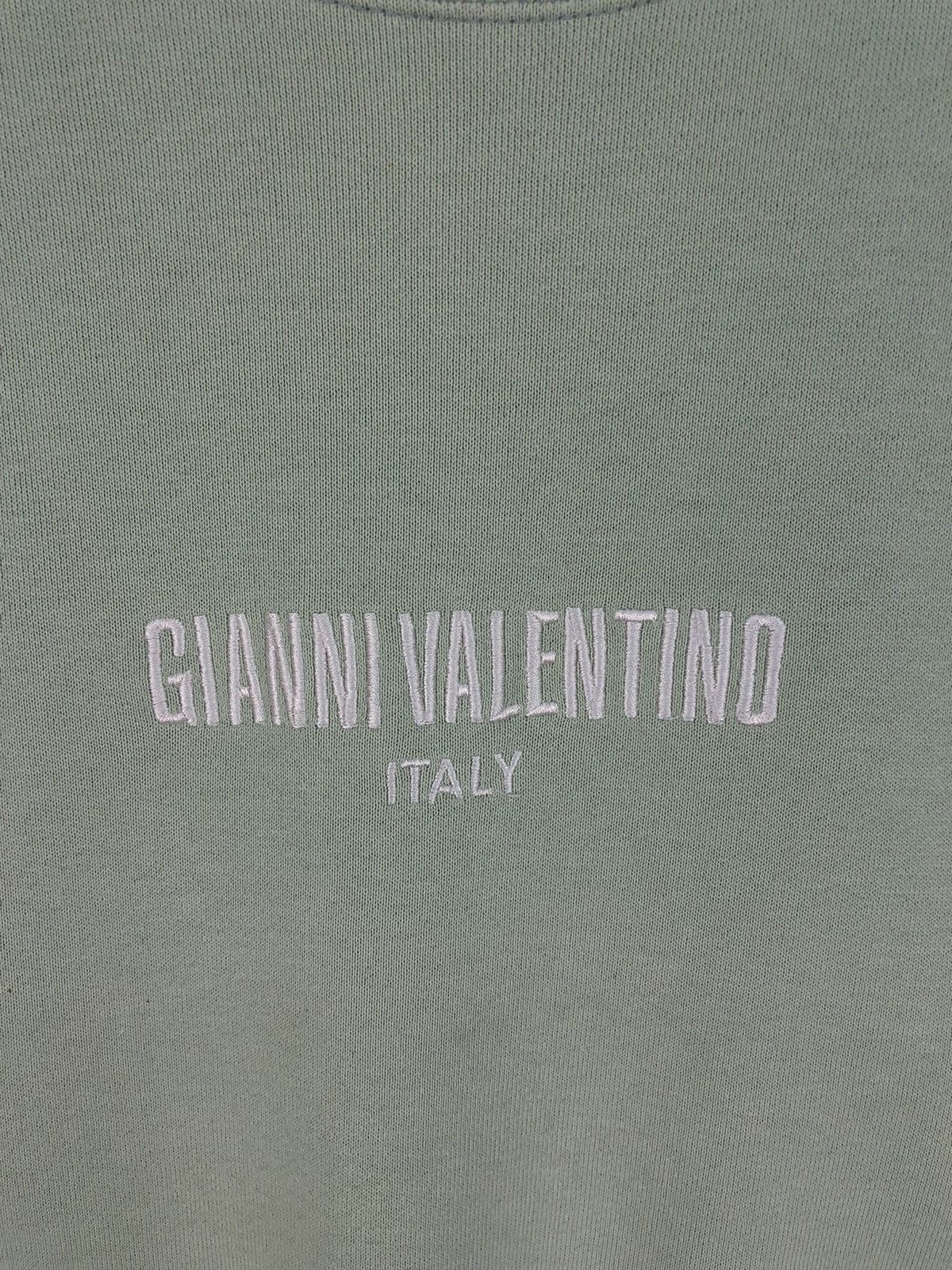 Gianni Valentino × Valentino × Vintage Vintage Gianni Valentino Big Logo Sweatshirt Size US L / EU 52-54 / 3 - 3 Thumbnail
