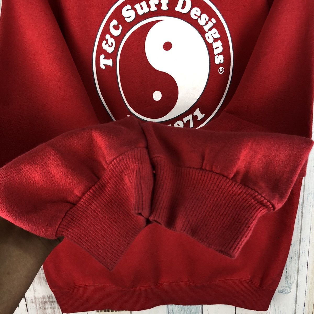 Other Vintage T&C Surf Designs Big Logo Full Zip Hoodie Size US M / EU 48-50 / 2 - 8 Thumbnail