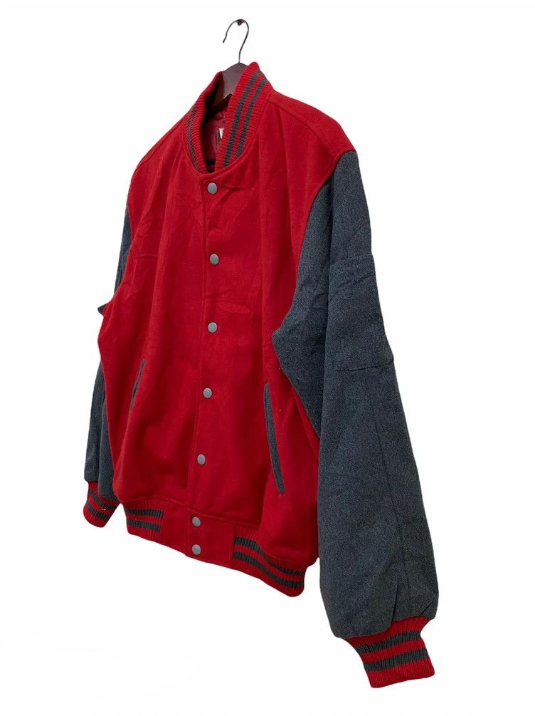 Vintage Vintage Wool Varsity Jacket Size US L / EU 52-54 / 3 - 2 Thumbnail