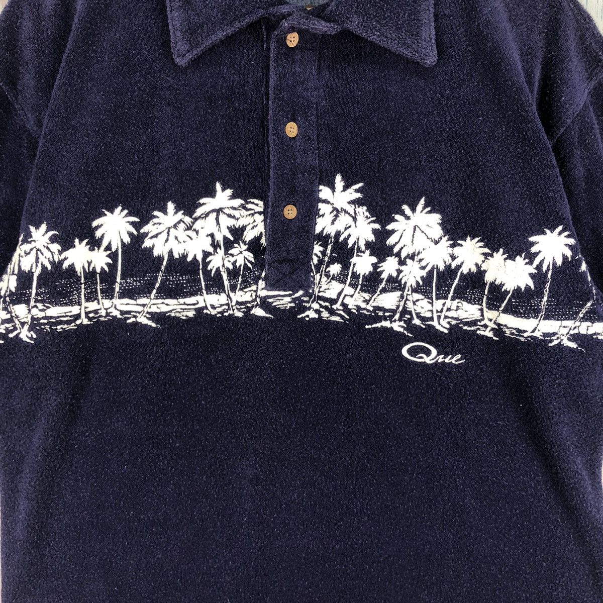 Vintage Vintage Que Hawaii Velvet Polo Shirt Size US L / EU 52-54 / 3 - 4 Thumbnail