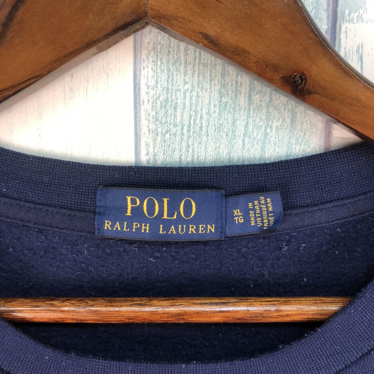 Polo Ralph Lauren Vintage Polo Ralph Laurent Big Logo Spell Out Sweatshirt Size US XL / EU 56 / 4 - 7 Thumbnail