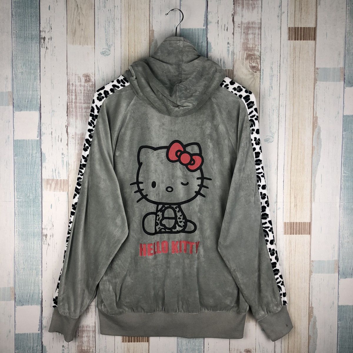 Cartoon Network Vintage Hello Kitty Big Logo Zip Up Hoodie Size US L / EU 52-54 / 3 - 1 Thumbnail