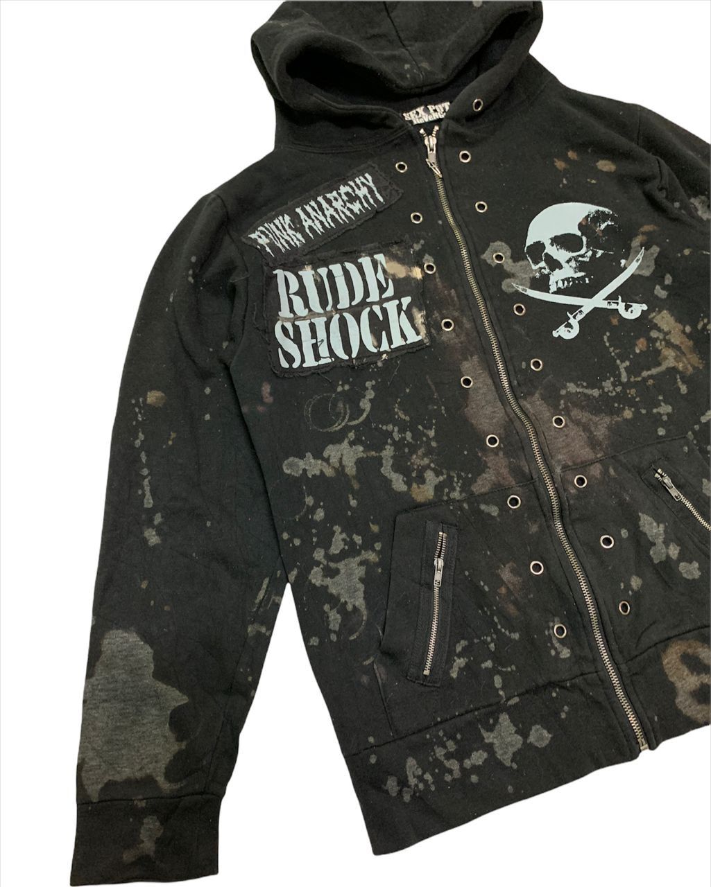 Japanese Brand Sex Pot Revenge Punk Rock Acid Wash Hoodie Sweater Size US S / EU 44-46 / 1 - 3 Thumbnail