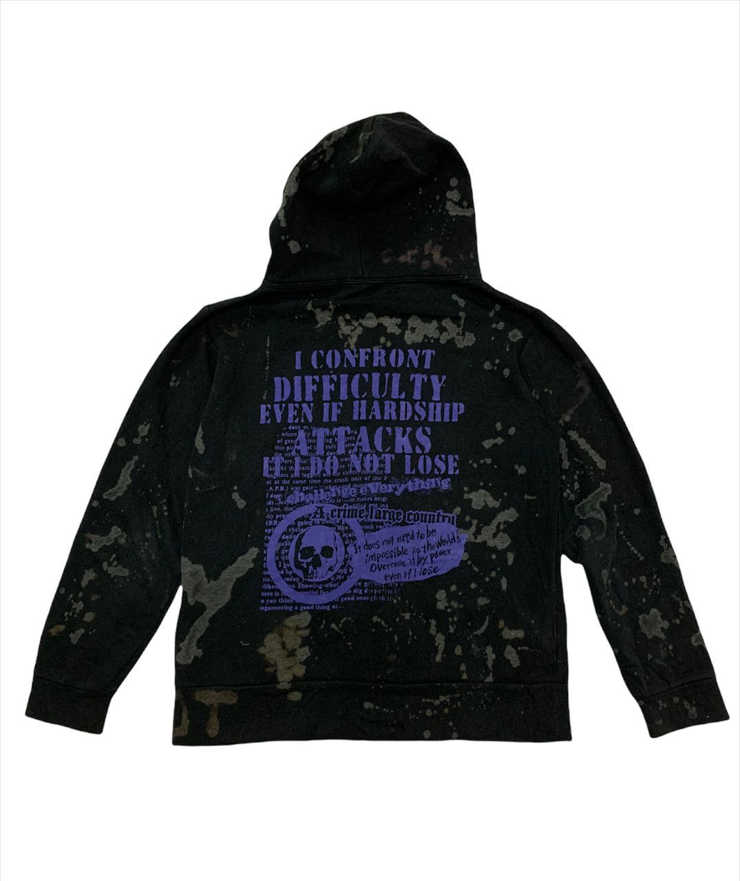 Japanese Brand Sex Pot Revenge Punk Rock Acid Wash Hoodie Sweater Size US S / EU 44-46 / 1 - 2 Thumbnail