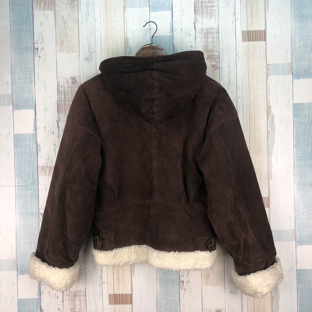 Vintage Vintage Keins Shearling Leather Jacket Size US L / EU 52-54 / 3 - 2 Thumbnail