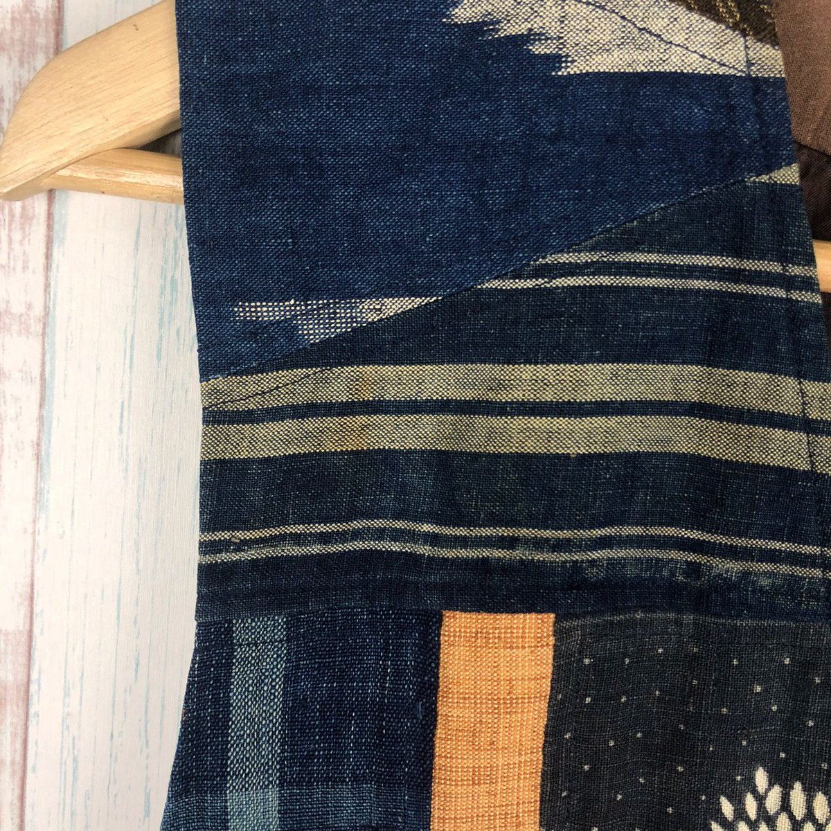 Indigo × Japanese Brand × Vintage Vintage Indigo Vest Patchwork Sashiko Boro Size US S / EU 44-46 / 1 - 4 Thumbnail