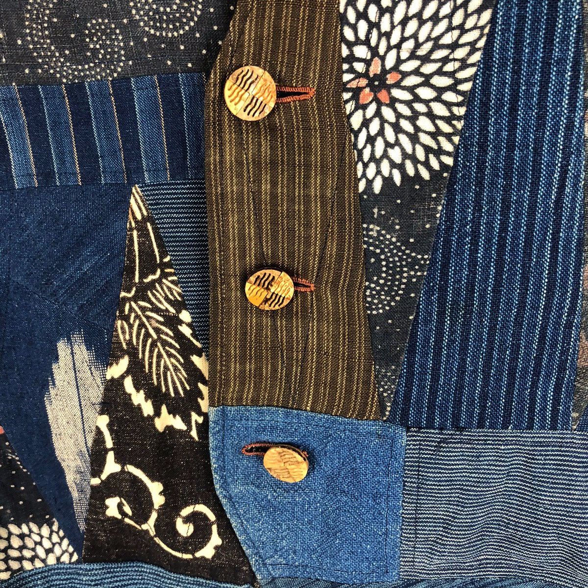 Indigo × Japanese Brand × Vintage Vintage Indigo Vest Patchwork Sashiko Boro Size US S / EU 44-46 / 1 - 7 Thumbnail