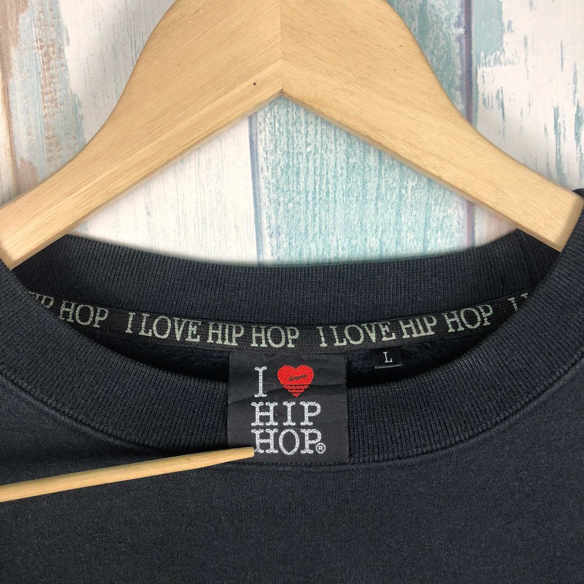 Japanese Brand × Vintage Vintage HipHop Sweatshirt Big Logo Size US L / EU 52-54 / 3 - 7 Thumbnail