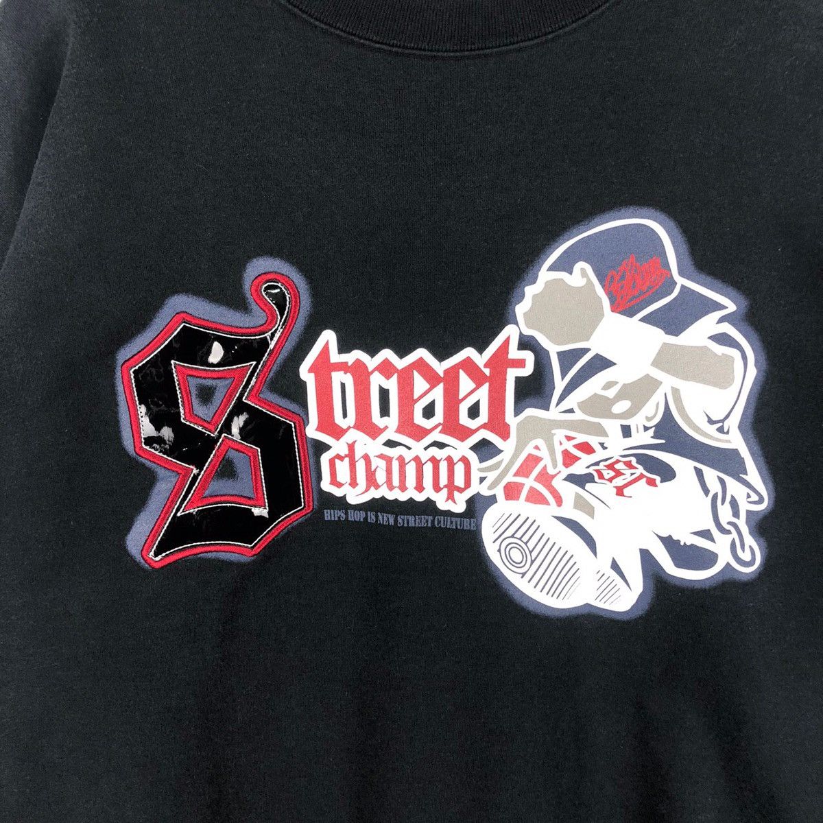 Japanese Brand × Vintage Vintage HipHop Sweatshirt Big Logo Size US L / EU 52-54 / 3 - 3 Thumbnail