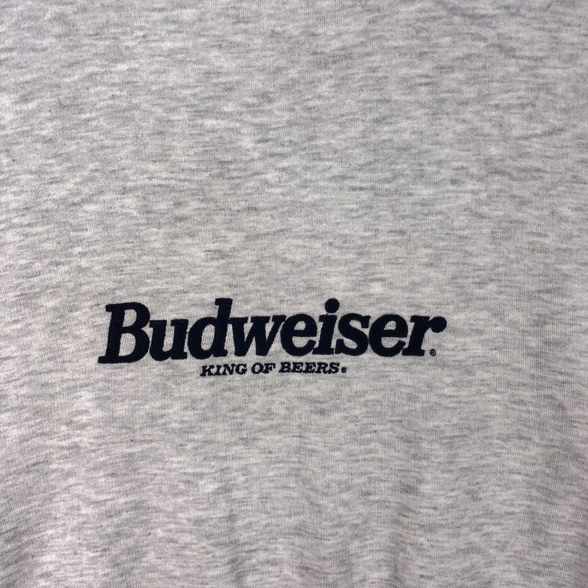 Budweiser × Vintage Vintage 90s Budweiser Embroidery Logo Sweashirt Size US L / EU 52-54 / 3 - 5 Thumbnail