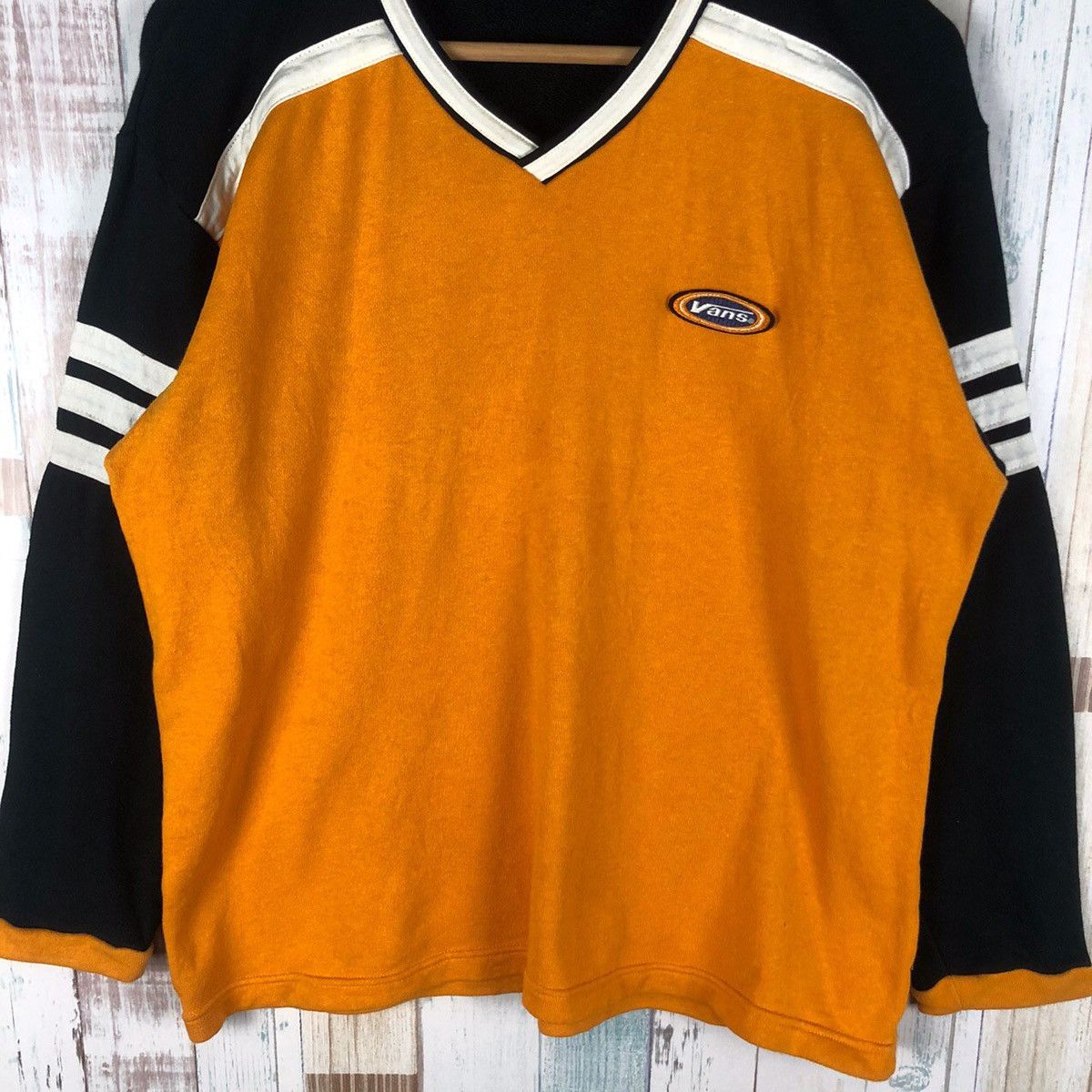 Vans × Vintage Vintage Vans Small Logo Mustard Sweatshirt Size US M / EU 48-50 / 2 - 4 Thumbnail