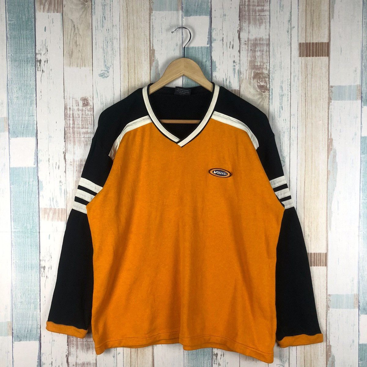 Vans × Vintage Vintage Vans Small Logo Mustard Sweatshirt Size US M / EU 48-50 / 2 - 1 Thumbnail