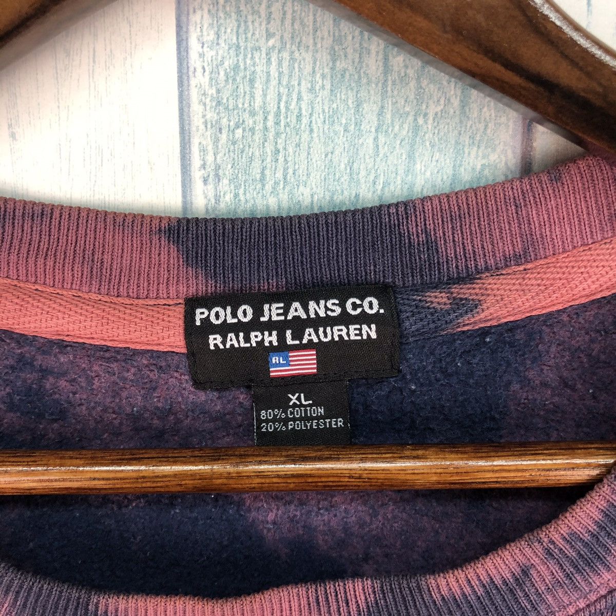 Polo Ralph Lauren × Vintage Vintage Polo Jeans Ralph Laurent Embroidery Logo Tye Dye Size US XL / EU 56 / 4 - 8 Thumbnail