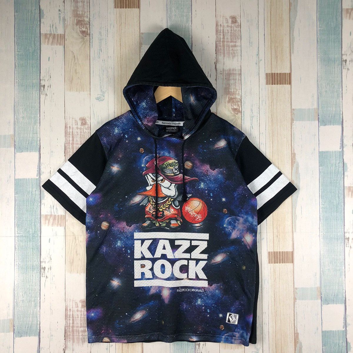 Japanese Brand Kazzrock Galaxy Space Hoodie Shirt Size US L / EU 52-54 / 3 - 1 Thumbnail