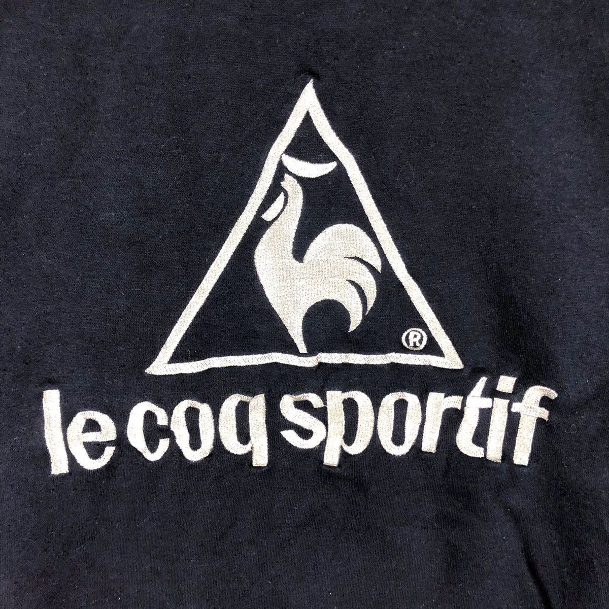 Le Coq Sportif × Vintage Vintage Le Coq Sportif Big Logo Embroidery Sweatshirt Size US XL / EU 56 / 4 - 3 Thumbnail