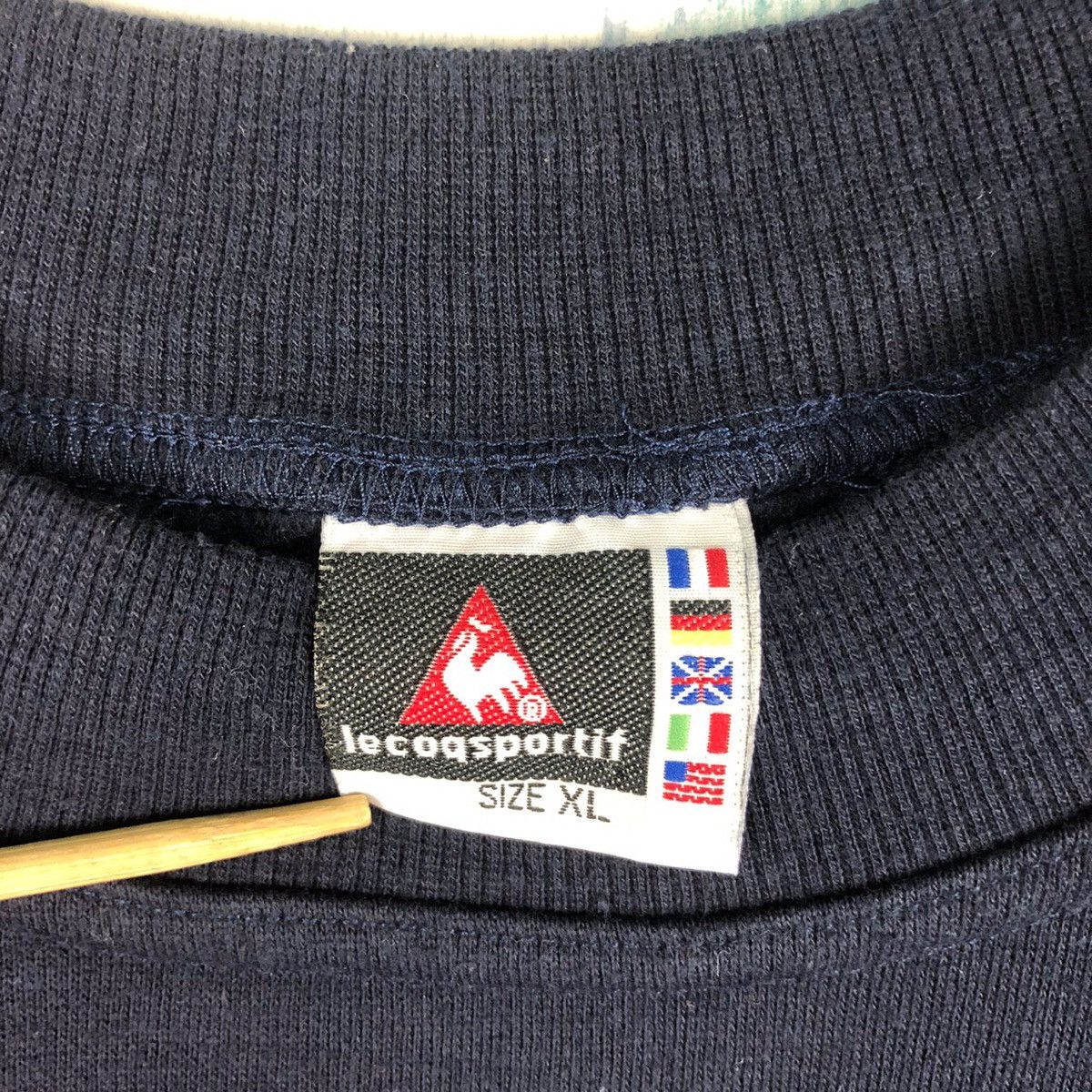 Le Coq Sportif × Vintage Vintage Le Coq Sportif Big Logo Embroidery Sweatshirt Size US XL / EU 56 / 4 - 5 Thumbnail