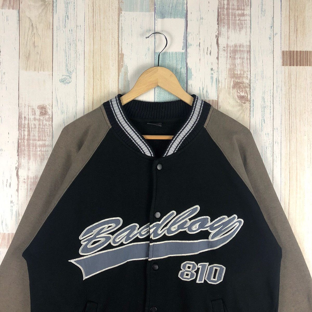 Vintage Vintage Bad Boy Baseball Varsity Jacket Size US L / EU 52-54 / 3 - 3 Thumbnail