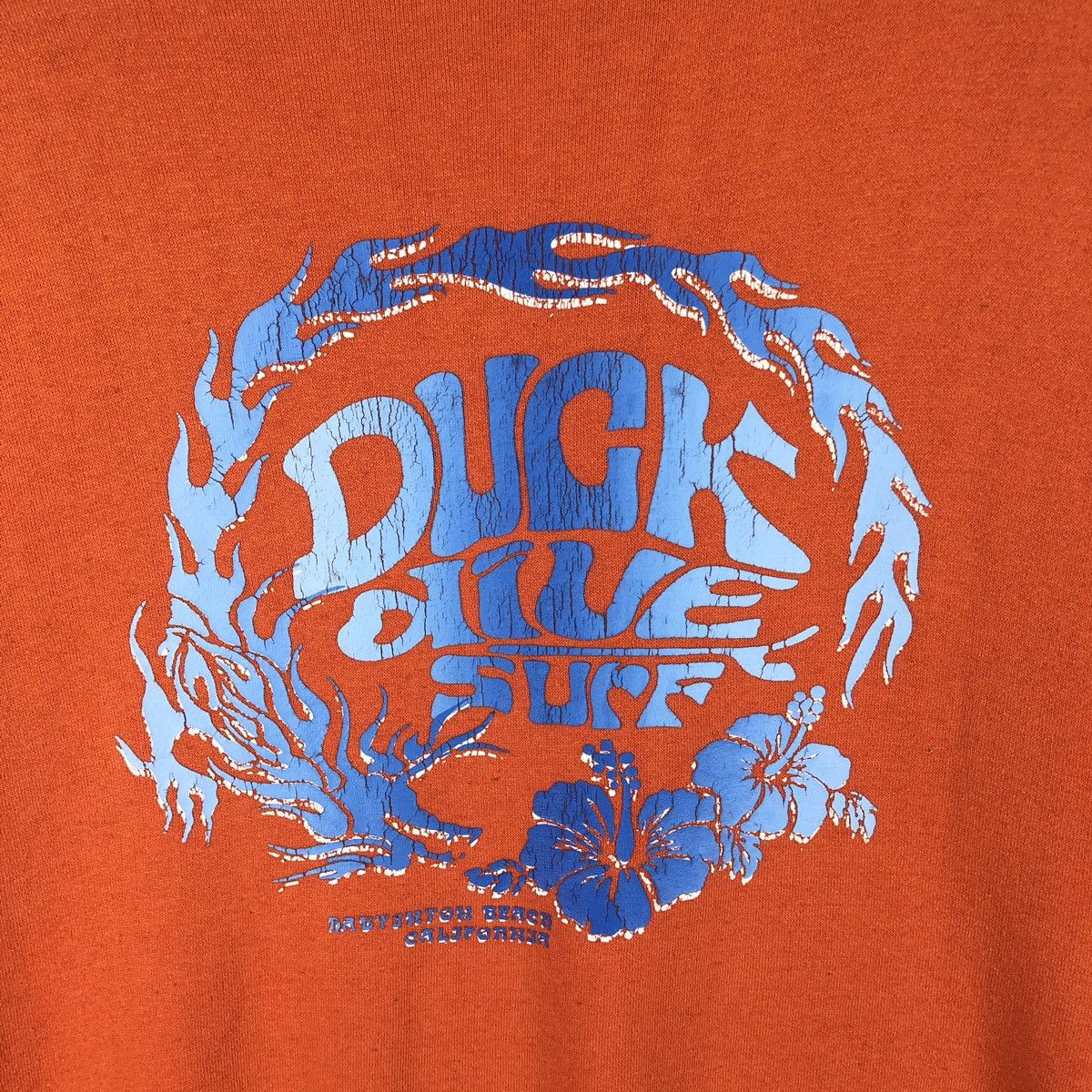 Japanese Brand × Vintage Vintage Duck Dive Surf Sweatshirt Big Logo Size US L / EU 52-54 / 3 - 4 Thumbnail