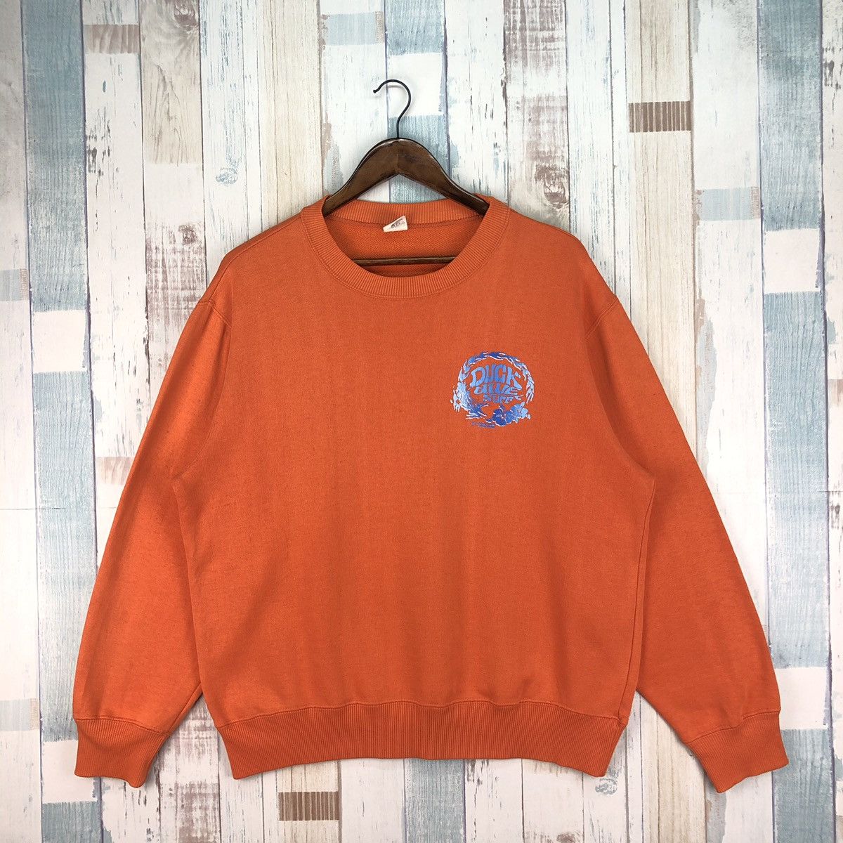 Japanese Brand × Vintage Vintage Duck Dive Surf Sweatshirt Big Logo Size US L / EU 52-54 / 3 - 2 Thumbnail