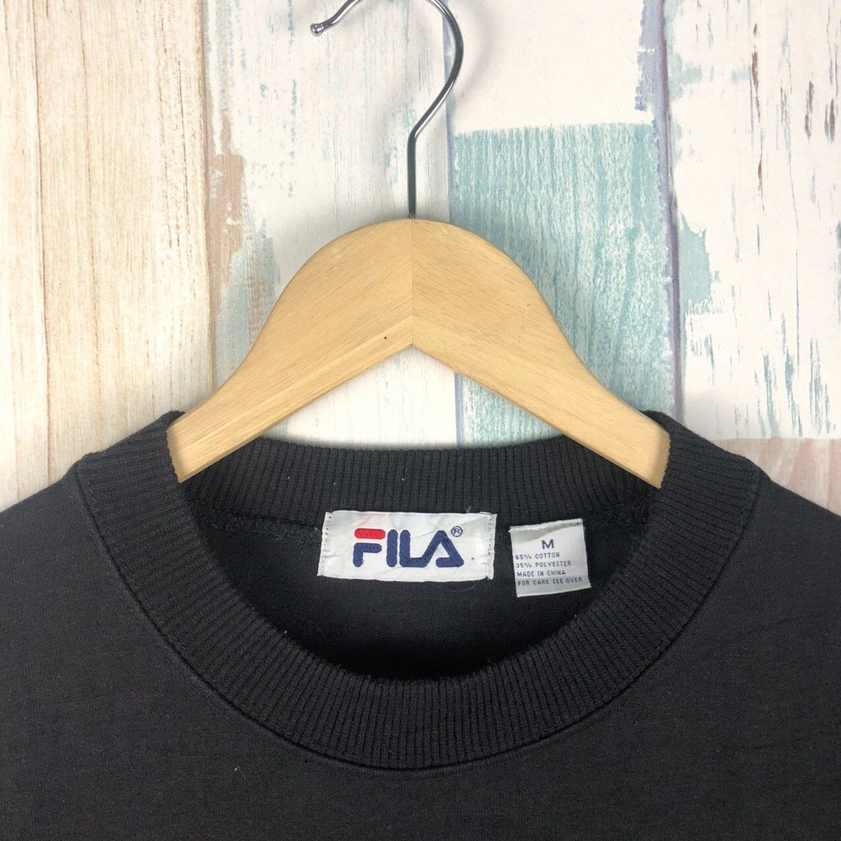 Fila × Vintage Vintage Fila Sweatshirt Big Logo Embroidered Size US M / EU 48-50 / 2 - 5 Thumbnail