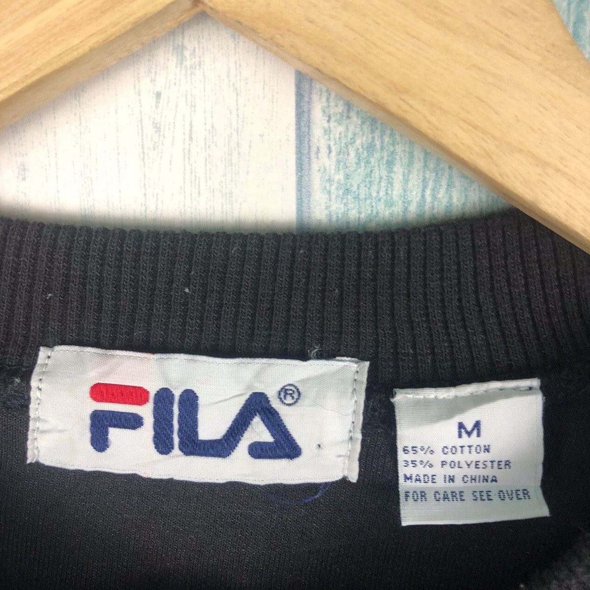 Fila × Vintage Vintage Fila Sweatshirt Big Logo Embroidered Size US M / EU 48-50 / 2 - 6 Thumbnail