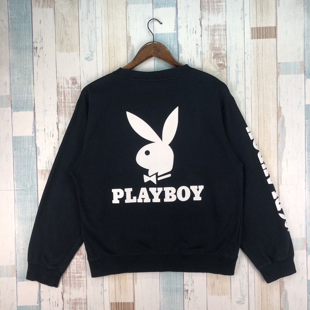 Playboy × Vintage Vintage Playboy Big Logo Sweatshirt Size US M / EU 48-50 / 2 - 1 Thumbnail