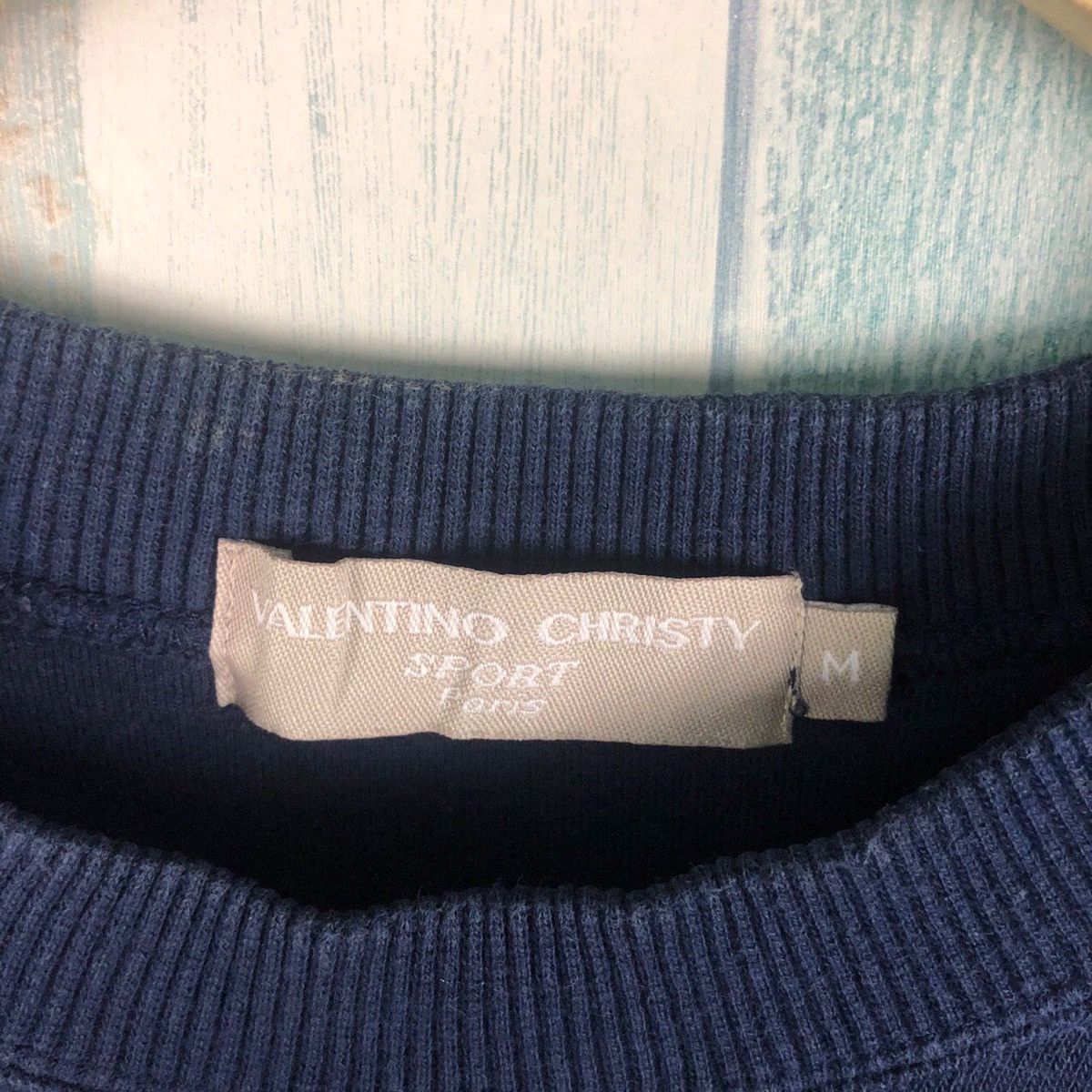 Valentino × Vintage Vintage Valentino Christy Sport Paris Sweatshirt Big Logo Size US M / EU 48-50 / 2 - 11 Thumbnail