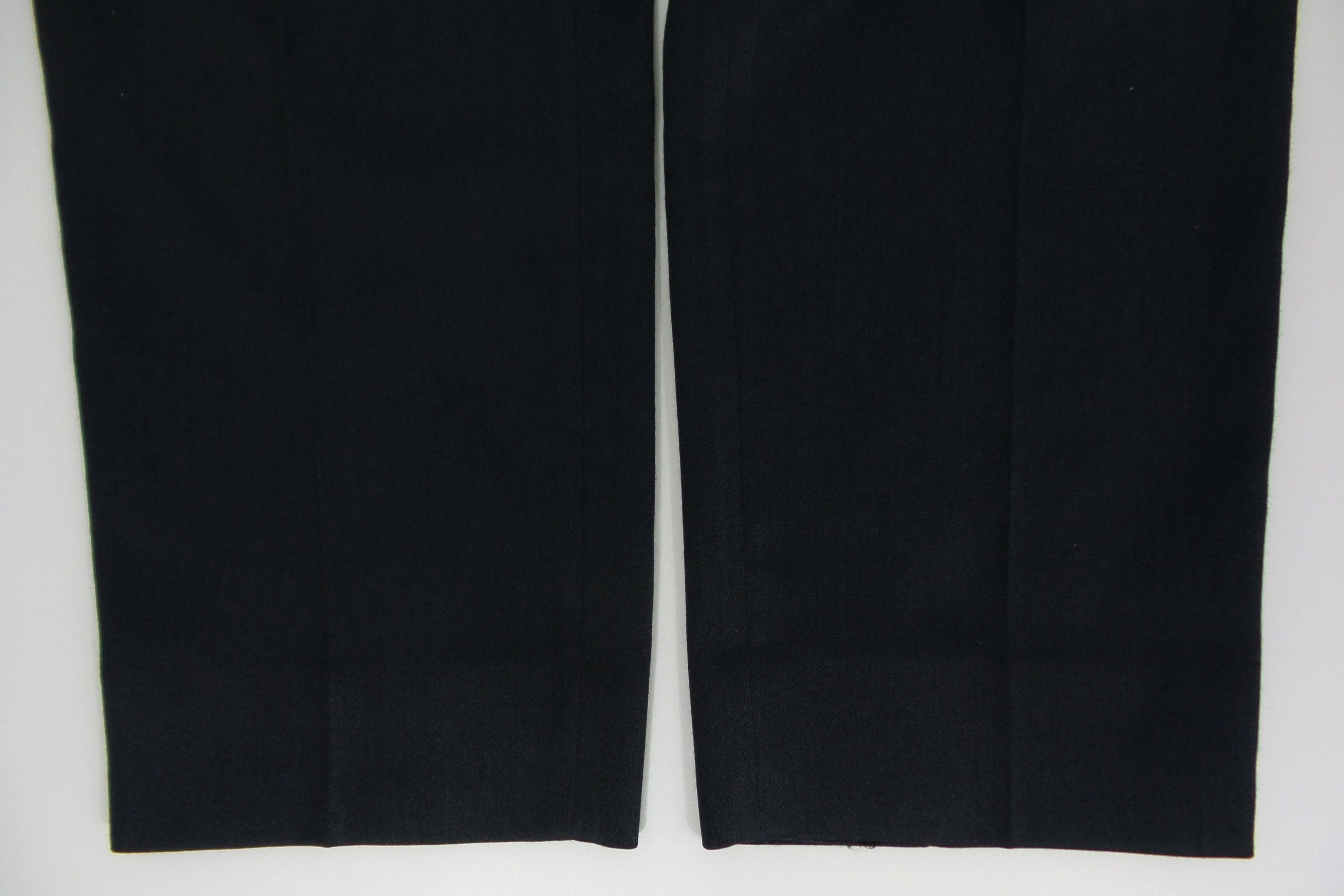 agnes b. Agnes B. Pleated Dark Blue Trousers W30xL40.5 Size US 30 / EU 46 - 7 Thumbnail