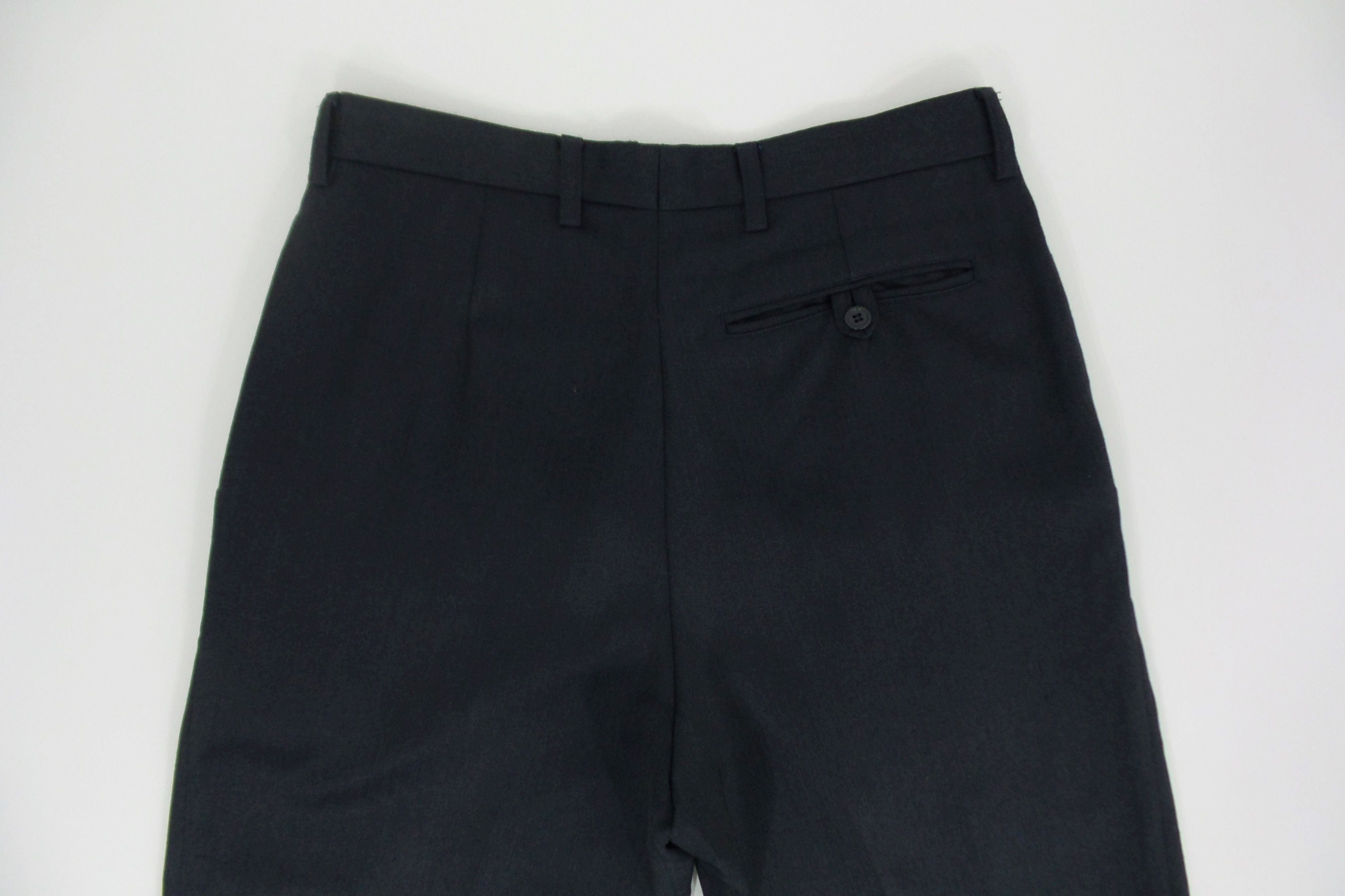 agnes b. Agnes B. Pleated Dark Blue Trousers W30xL40.5 Size US 30 / EU 46 - 9 Thumbnail