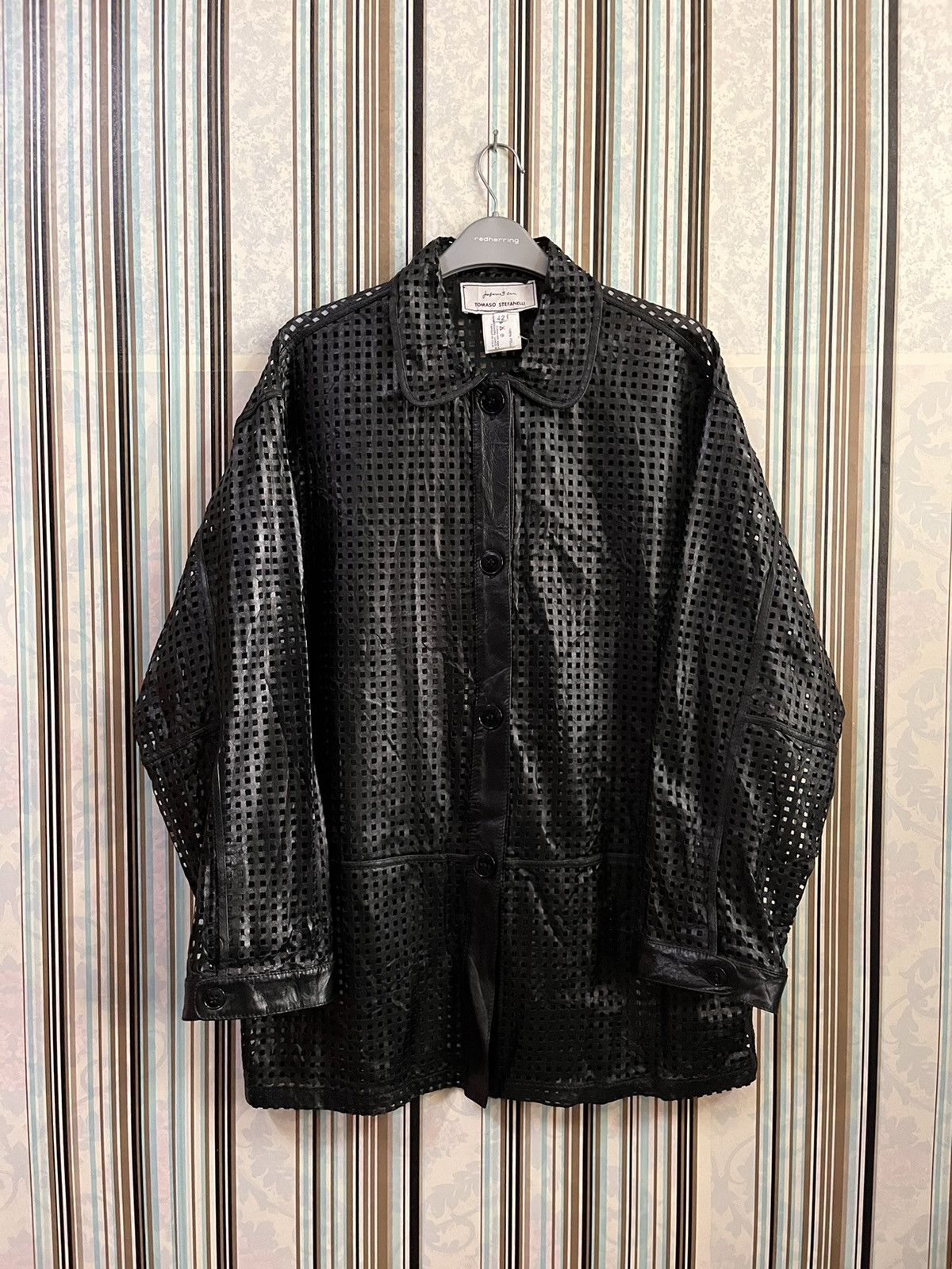 Other FW 19 Tomaso stefanelli embossed pelle skin #A6 Size US L / EU 52-54 / 3 - 1 Thumbnail