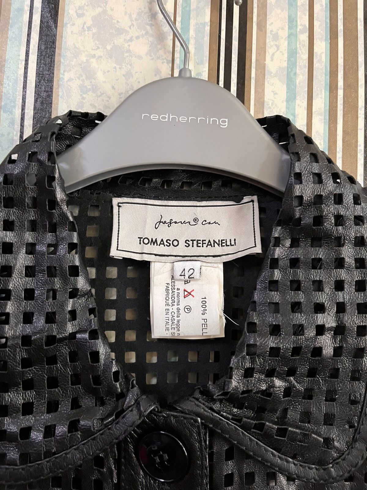 Other FW 19 Tomaso stefanelli embossed pelle skin #A6 Size US L / EU 52-54 / 3 - 3 Thumbnail