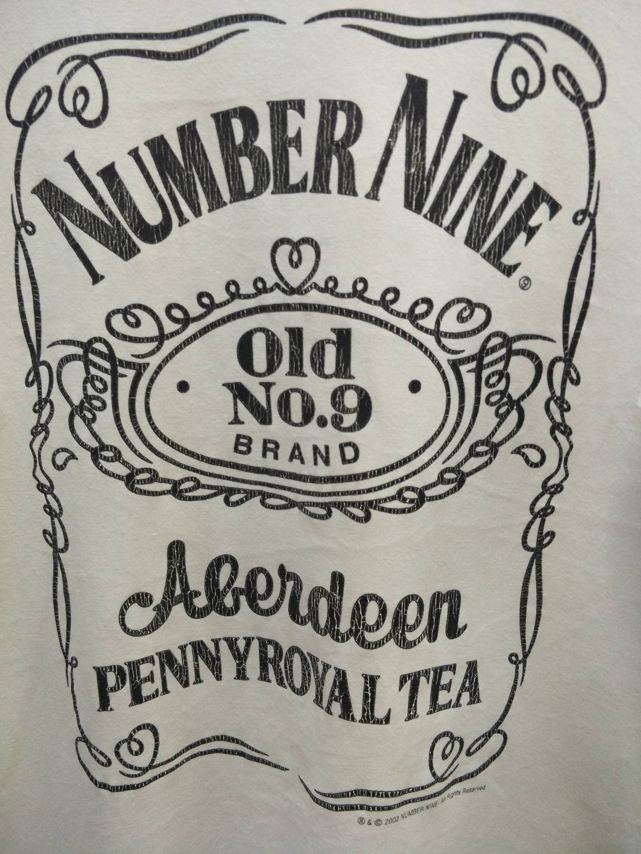 Number (N)ine Old No. 9 Pennyroyal Tea Aberdeen Kurt Cobain Nirvana Size US L / EU 52-54 / 3 - 6 Thumbnail