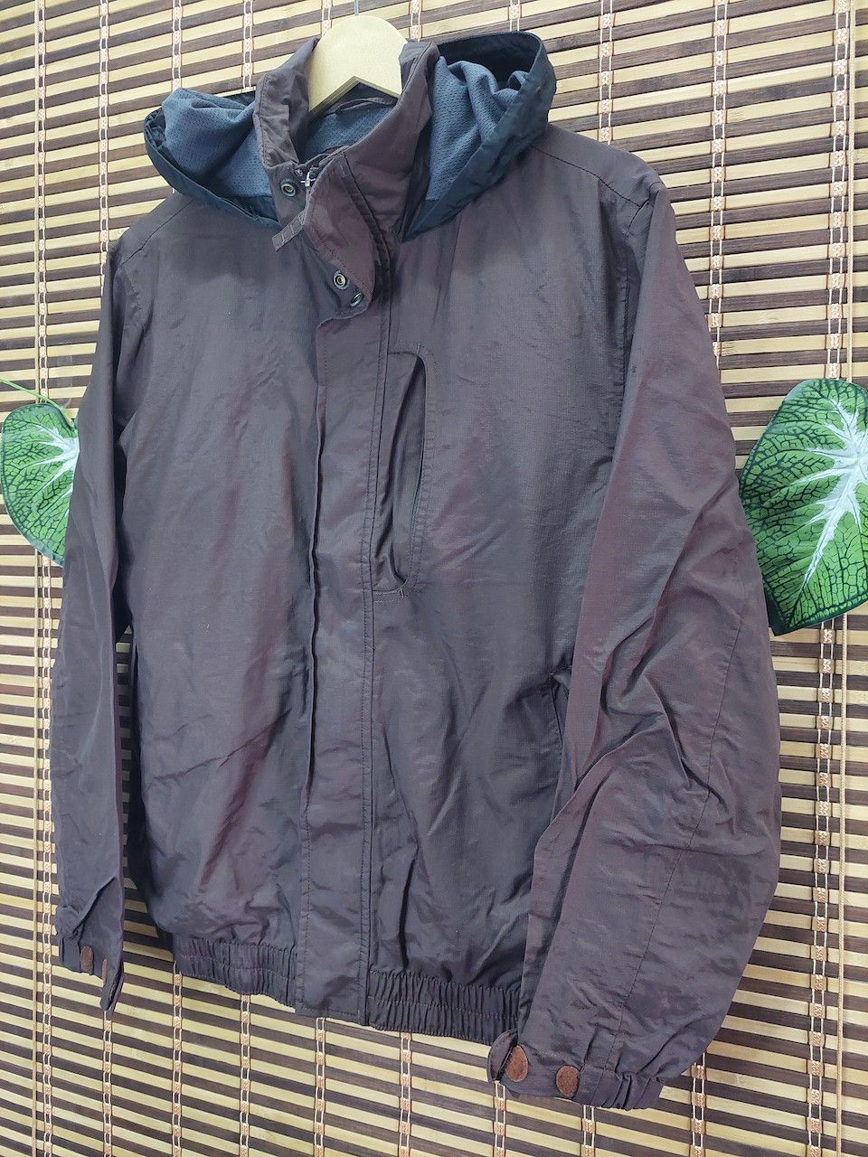 Timberland × Vintage Vintage Timberland Light Bomber Jacket with Hoodie Size US L / EU 52-54 / 3 - 4 Thumbnail