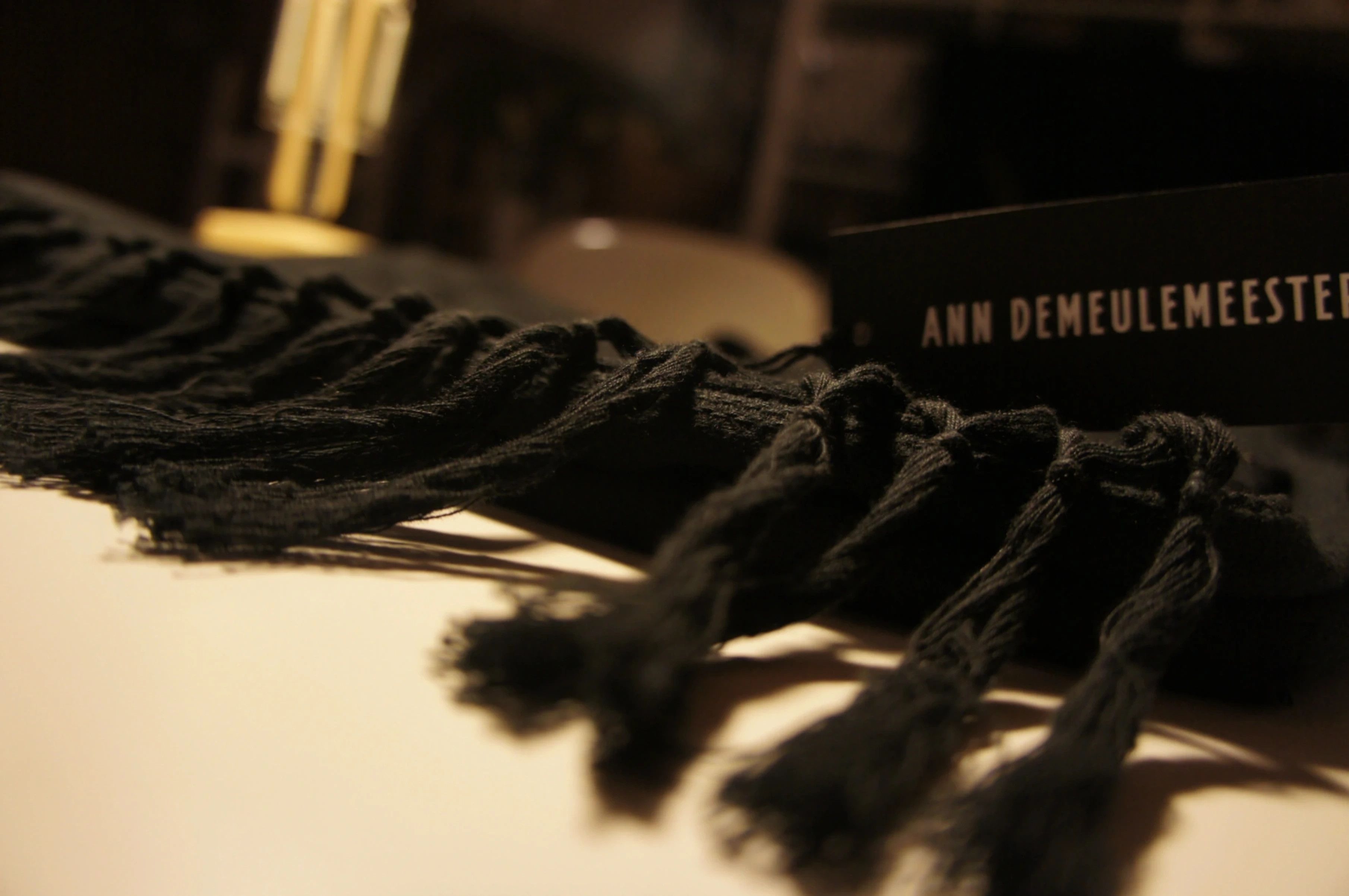 Ann Demeulemeester SS12 iconic Tassel Shoulder bag Very Rare AnnDemeulemeester Size ONE SIZE - 5 Thumbnail