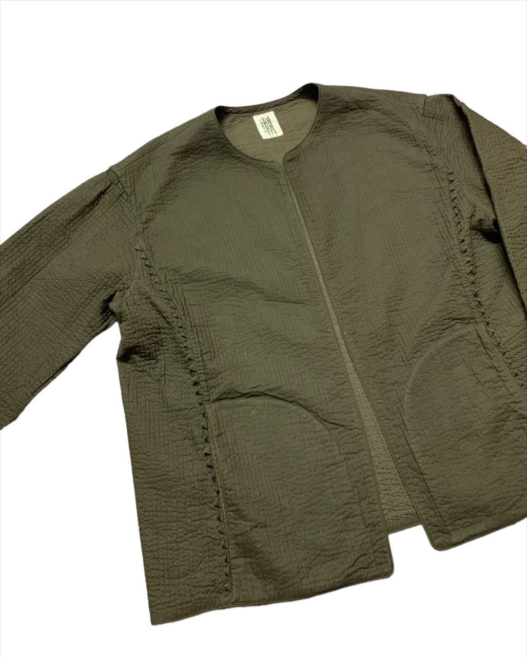Issey Miyake HaaT by Issey Miyake No Button Cropped Coat Size M / US 6-8 / IT 42-44 - 4 Thumbnail