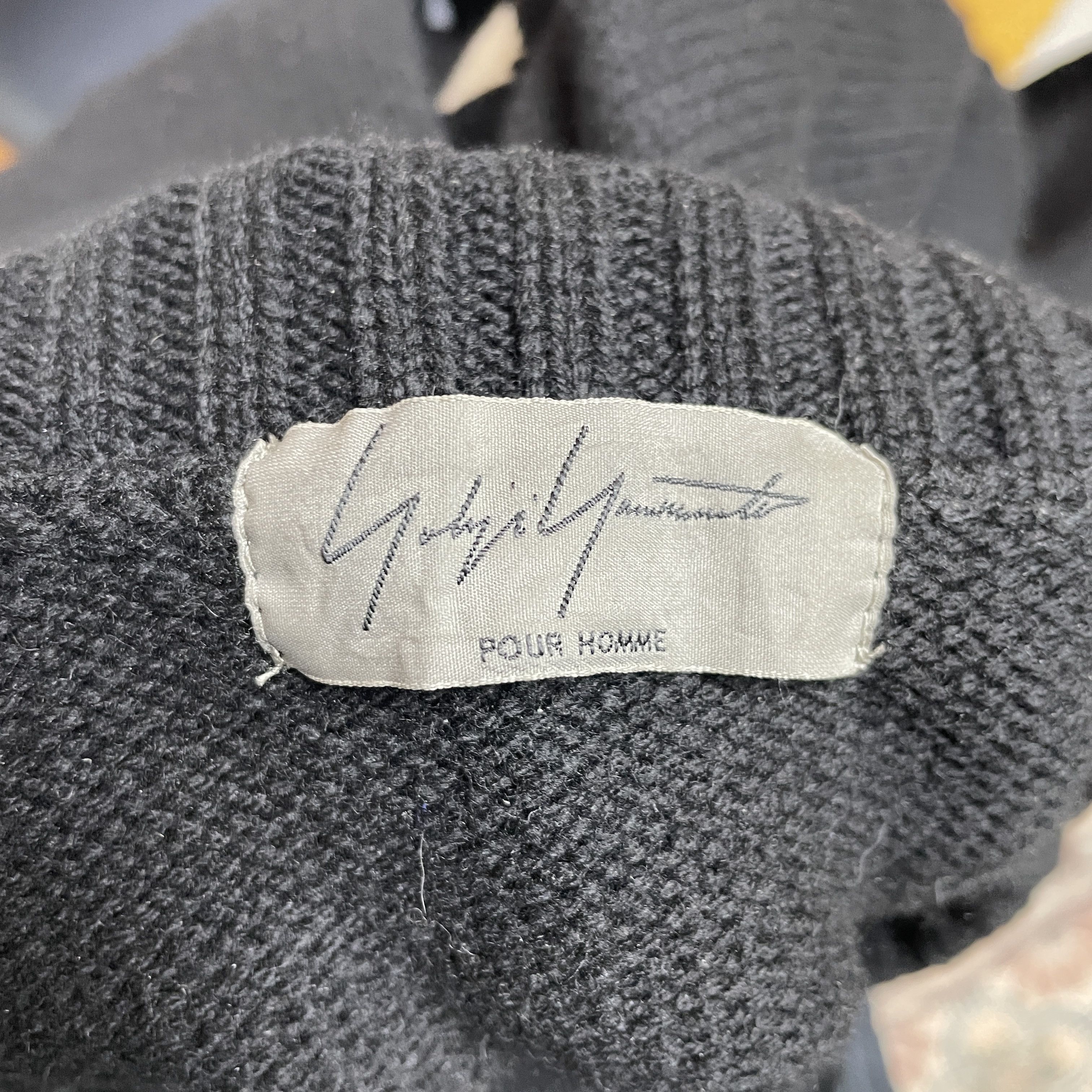 Yohji Yamamoto high-neck Knit Jacket from pour homme FW14 YYPH’s Finale Size US M / EU 48-50 / 2 - 4 Thumbnail
