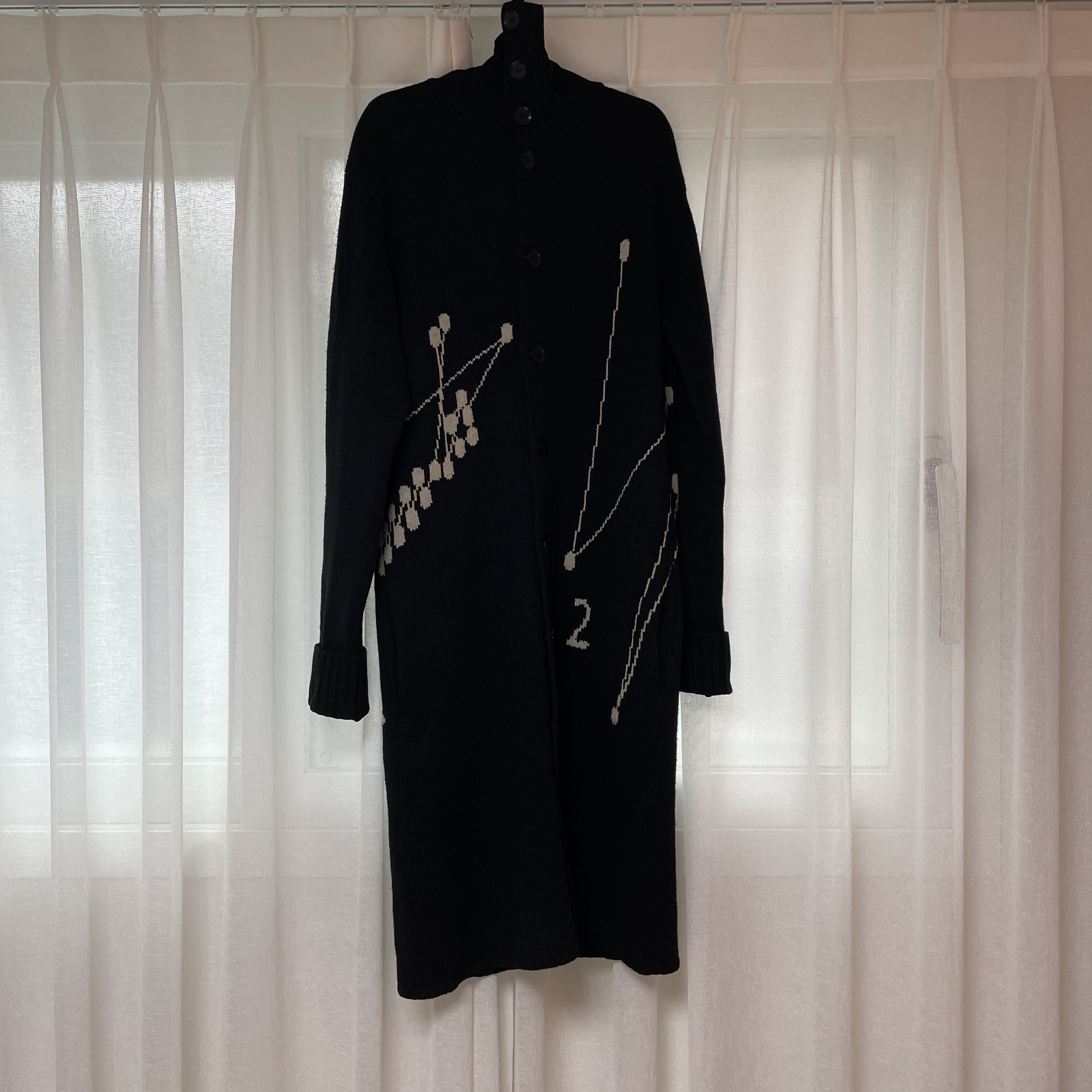 Yohji Yamamoto high-neck Knit Jacket from pour homme FW14 YYPH’s Finale Size US M / EU 48-50 / 2 - 3 Thumbnail