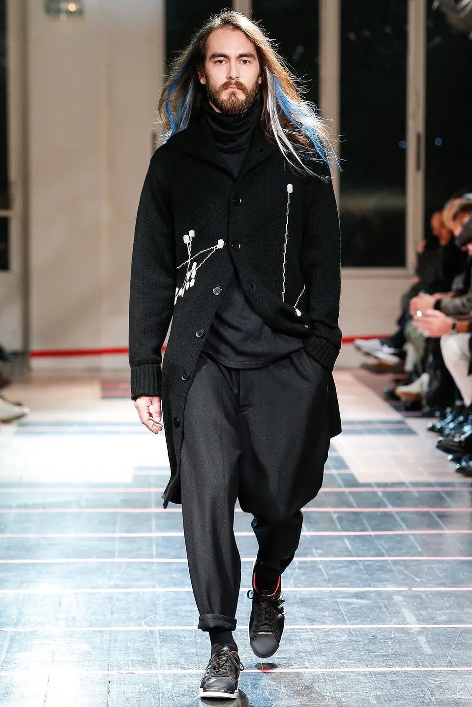 Yohji Yamamoto high-neck Knit Jacket from pour homme FW14 YYPH’s Finale Size US M / EU 48-50 / 2 - 1 Thumbnail