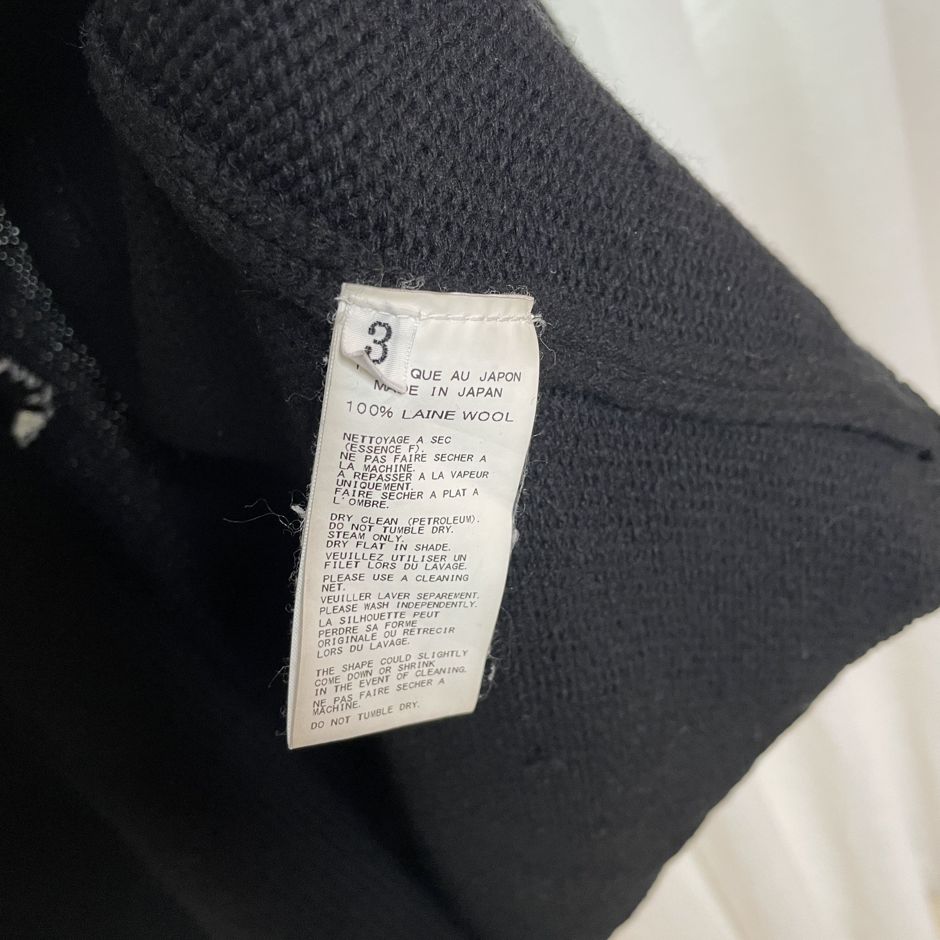 Yohji Yamamoto high-neck Knit Jacket from pour homme FW14 YYPH’s Finale Size US M / EU 48-50 / 2 - 6 Thumbnail