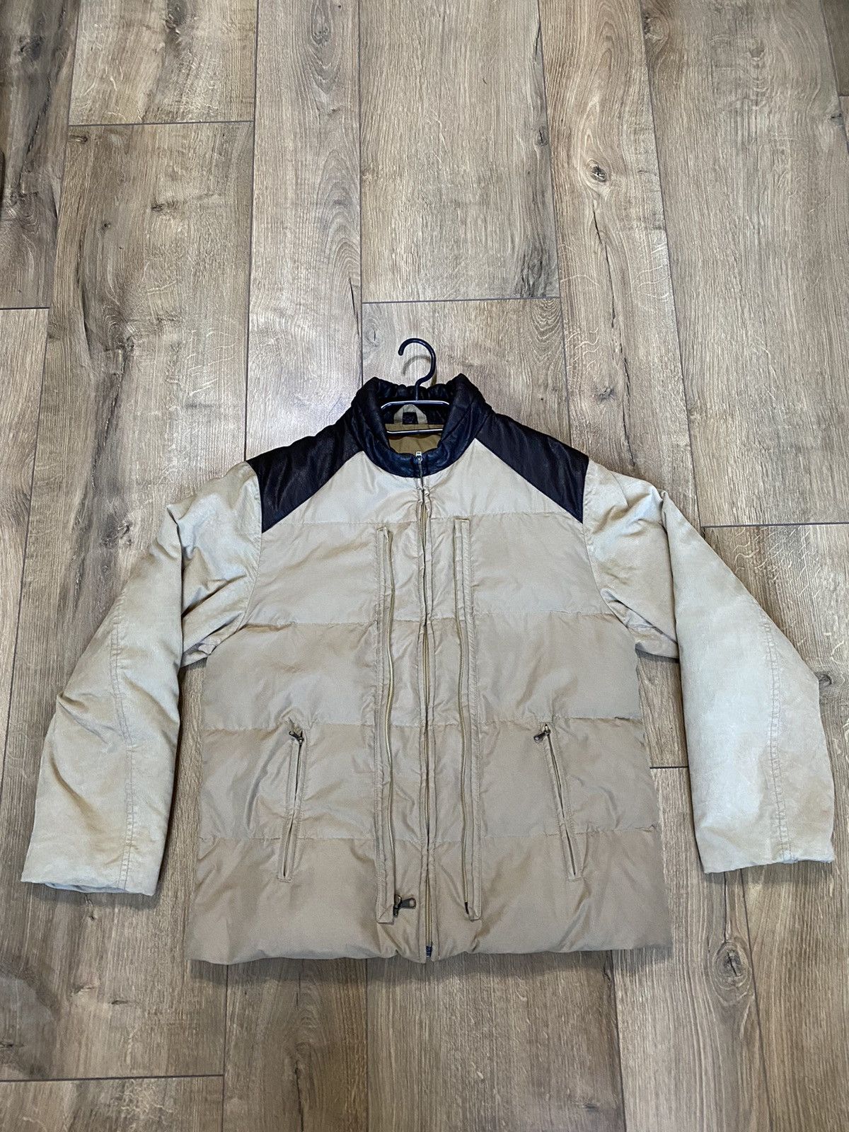 image of Moncler Puffer Jacket in Beige, Men's (Size Medium)