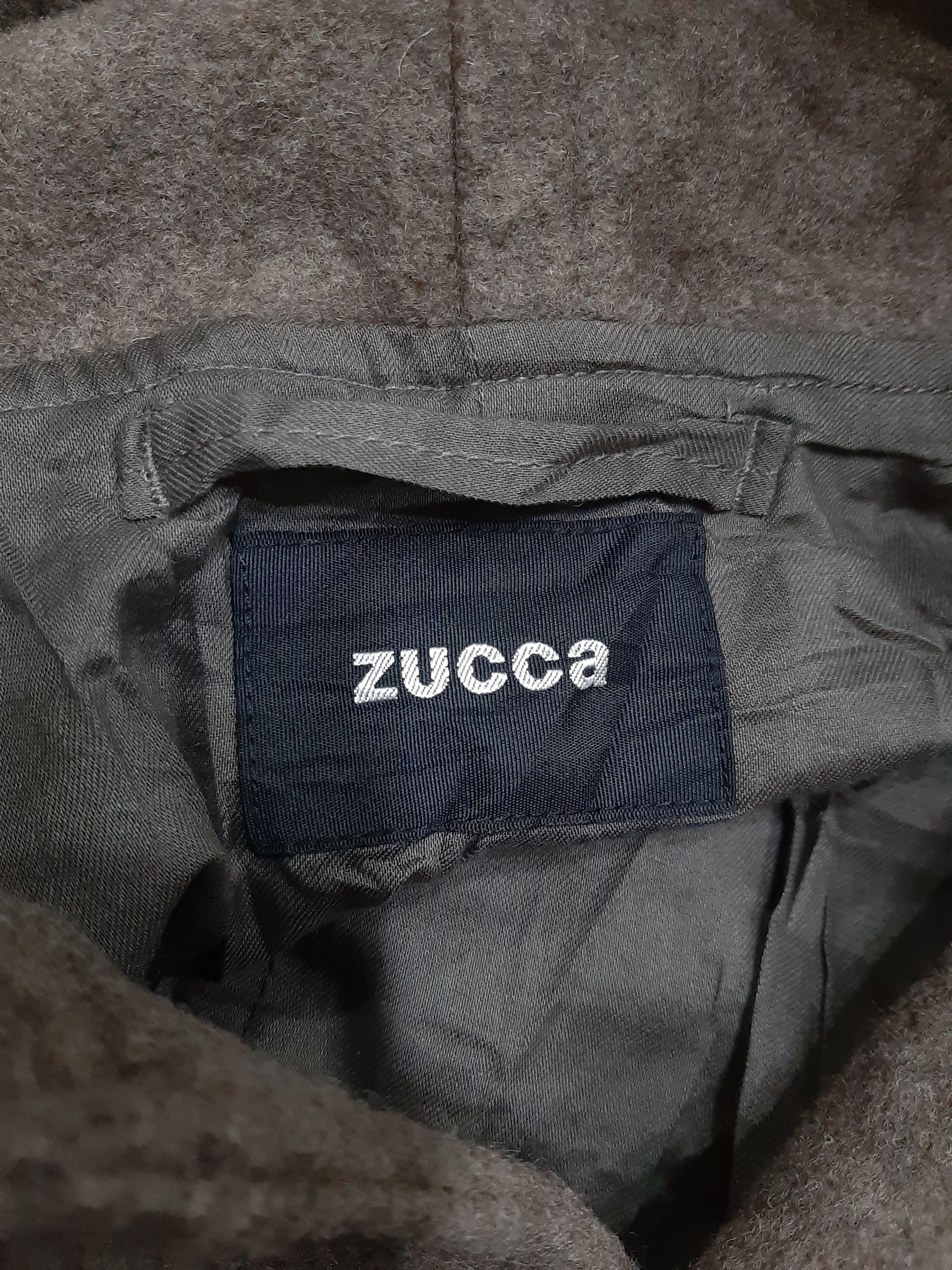 CABANE de ZUCCa Vintage Zucca Wool Long Jacket Hoodie Size US M / EU 48-50 / 2 - 3 Thumbnail