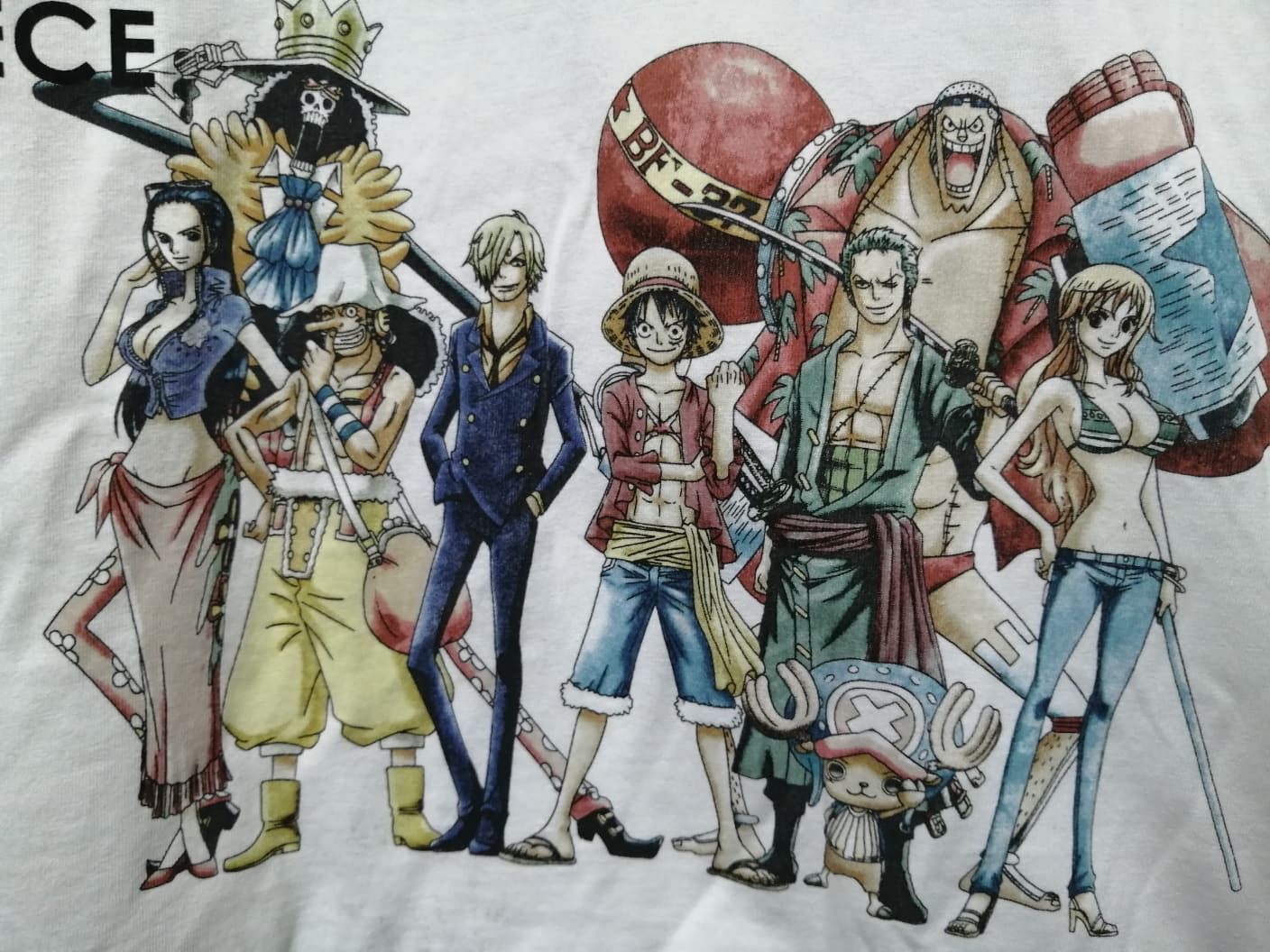 Anime × One Piece × Vintage 🔥 Rare 🔥Luffy And Friend Romance Dawn For The New world Size US L / EU 52-54 / 3 - 1 Thumbnail