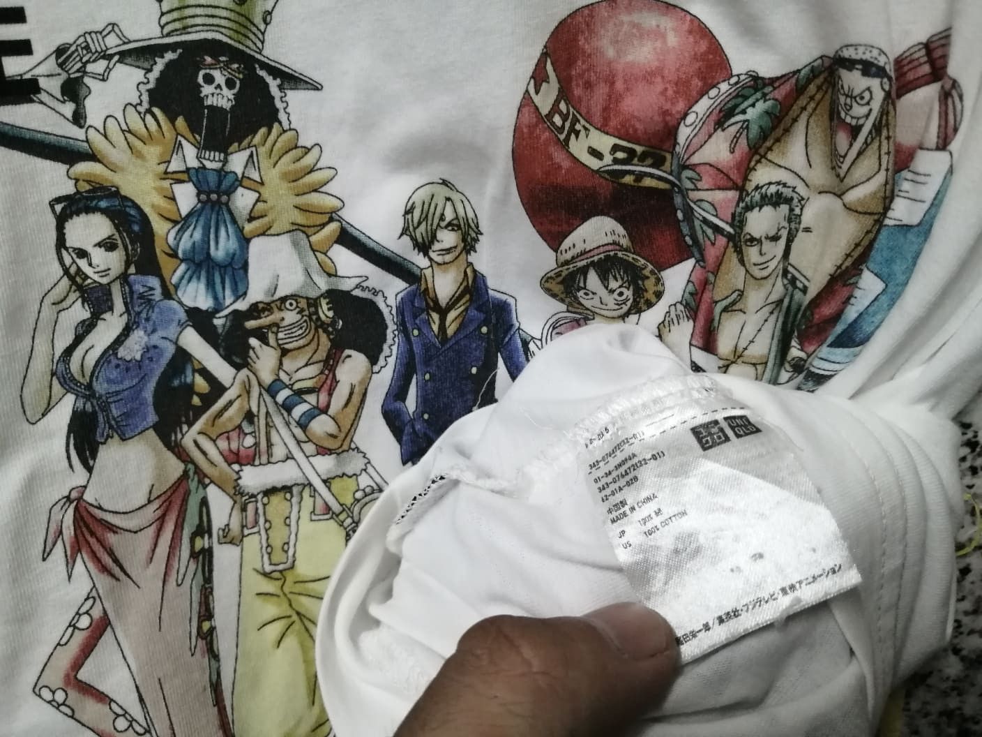 Anime × One Piece × Vintage 🔥 Rare 🔥Luffy And Friend Romance Dawn For The New world Size US L / EU 52-54 / 3 - 5 Thumbnail