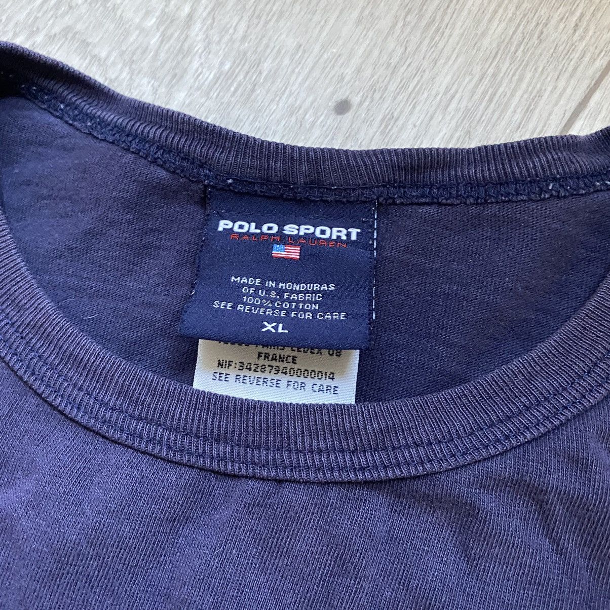 Polo Ralph Lauren POLO SPORT 90s SUN FADED YELLOW LOGO TEE Size US L / EU 52-54 / 3 - 3 Thumbnail