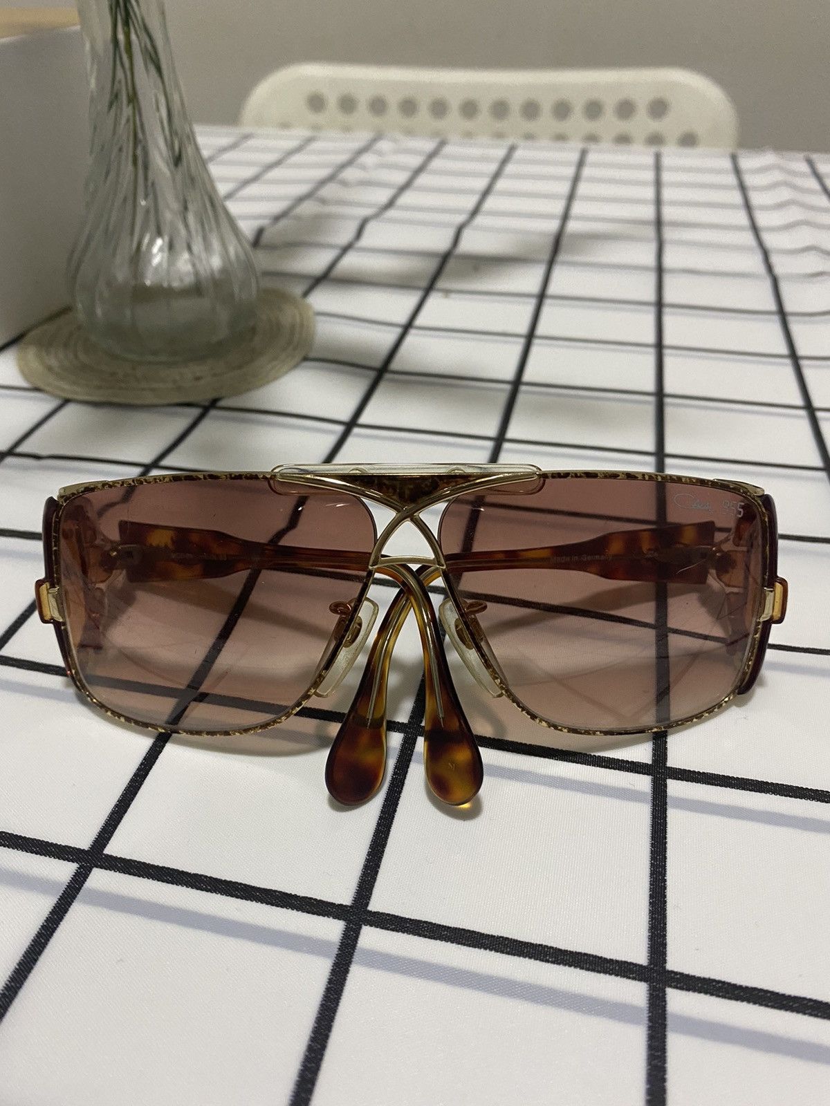 Cazal × Vintage GRAILED! Vtg NOS 955 33 Cazal Aviator Sunglasses Size ONE SIZE - 4 Thumbnail