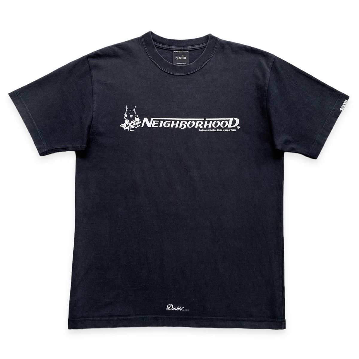 Japanese Brand Neighborhood Diablo Design 2003 Spellout T-Shirt Size US M / EU 48-50 / 2 - 1 Thumbnail